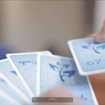 dealing blue back rook cards